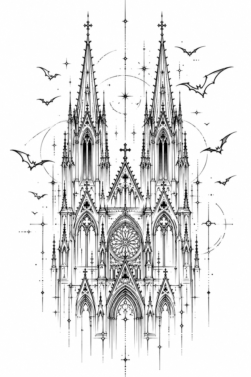 Fachada de basílica — Gotham